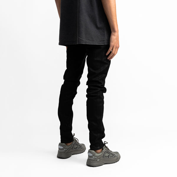 Wax Coated Denim Black