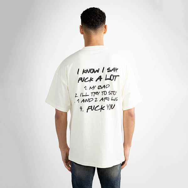 F*ck You Tee Off White