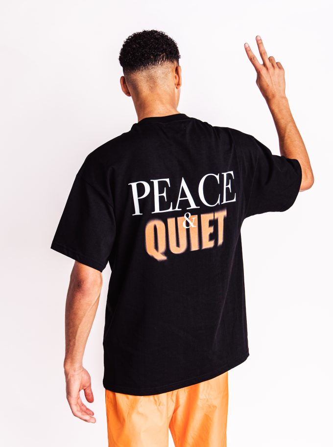 Peace & Quiet Tee Black
