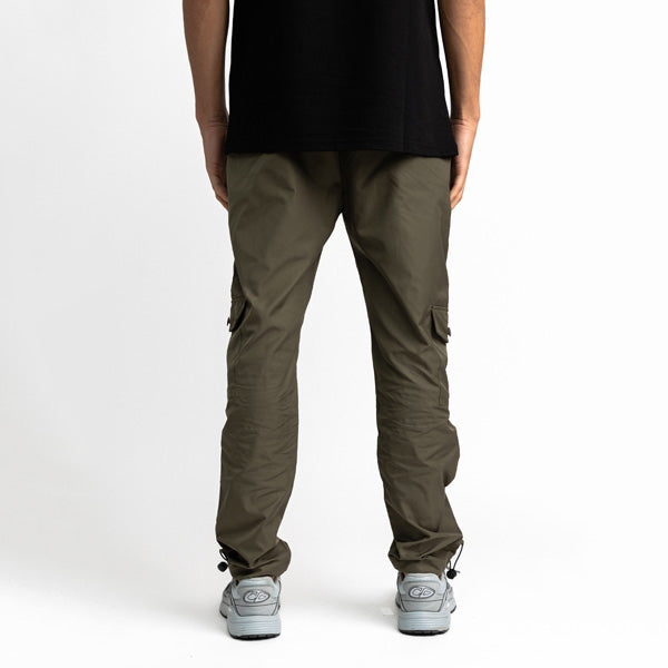Raincoat Fabric Cargo Pants Army Green