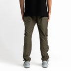 Raincoat Fabric Cargo Pants Army Green